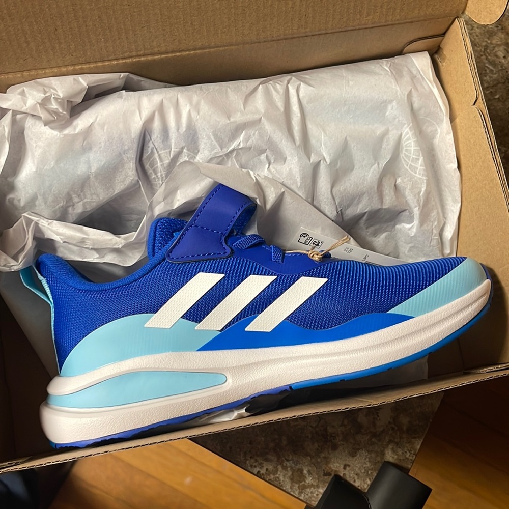 Adidas Fortarun EL K kids size 3 royal blue